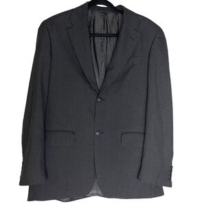 Perry Ellis Grey Formal/Work Suit Jacket Double Vent  Size S38 Reg